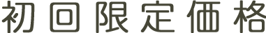 初回限定価格